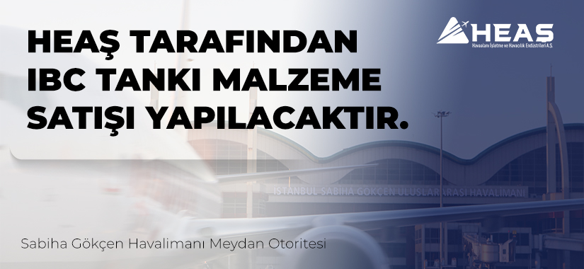 IBC TANKI MALZEME SATIŞI YAPILACAKTIR.